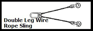 Wire Rope Double Leg Slings